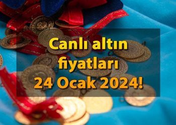 Bugün altın ne kadar? (24 Ocak canlı altın fiyatları) Gram altın, çeyrek altın ve yarım altın fiyatı!