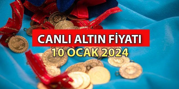 Bugün gram altın, çeyrek altın ve yarım altın fiyatı ne kadar? (10 Ocak canlı altın fiyatları)