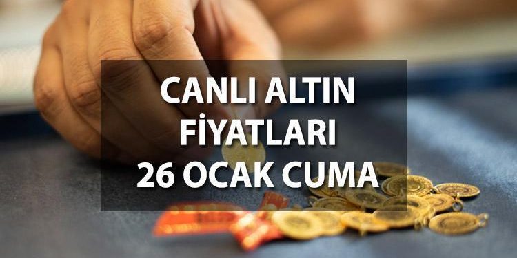 Canlı altın fiyatları 26 Ocak 2024: Bugün gram altın, çeyrek altın ve yarım altın fiyatı ne kadar?