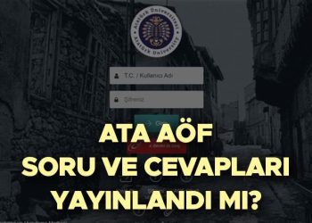 CET AÖF SORULARI VE YANIT ANAHTARI (obs.atauni.edu.tr) |2023 2024 CET AÖF final imtihanı sonuçları ne vakit açıklanacak? Soru ve yanıtlar yayınlandı mı?