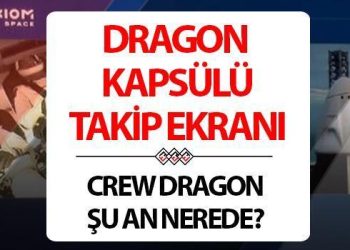 DRAGON KAPSÜLÜ CANLI TAKİP 20 OCAK: Alper Gezeravcı’nın uzaya çıktığı Dragon kapsülü şu an nerede? Crew Dragon uzay aracı nasıl izlenir?