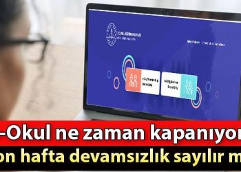 e-Okul ne vakit kapanıyor, not girişi için son tarih aşikâr oldu mu? Okullarda son hafta devamsızlık sayılacak mı?