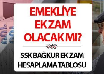 EMEKLİYE EK ARTIRIM YAPILACAK MI? SSK Bağkur en düşük emekli maaşı ne kadar olacak? AK Parti’den son dakika ek artırım müjdesi! İşte oransal artışla hesaplama tablosu!