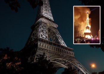 Eyfel Kulesi yandı mı? Toplumsal medya paylaşımı başları karıştırdı!