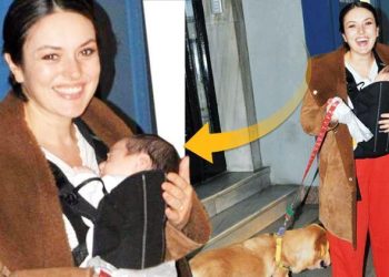 Ezgi Mola’nın oğlu Can birinci sefer görüntülendi