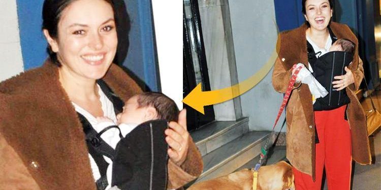 Ezgi Mola’nın oğlu Can birinci sefer görüntülendi