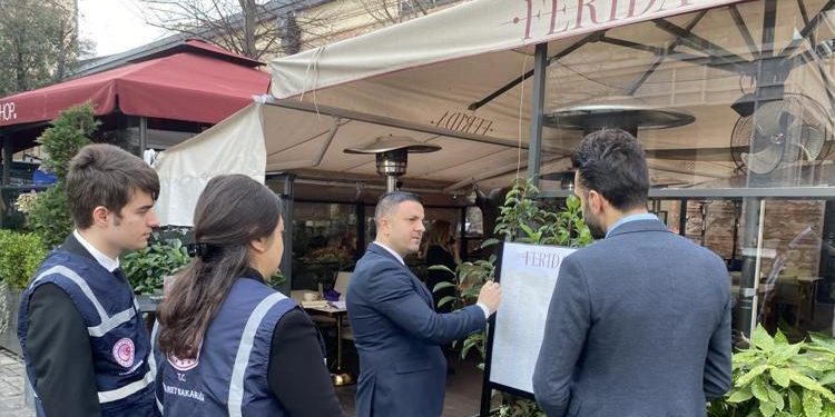 Fiyat tabelası asmayan işletmelere 2172 lira ceza