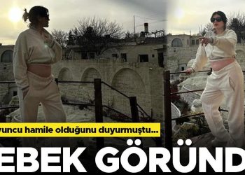 Gebe olduğunu açıklamıştı… Bebek göründü!