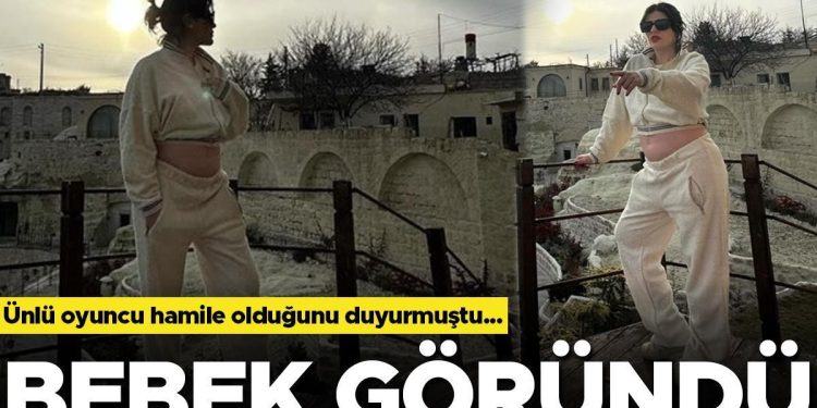 Gebe olduğunu açıklamıştı… Bebek göründü!