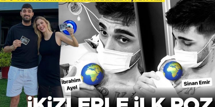 İkizler doğdu… İdo Tatlıses’ten oğulları ile birinci poz