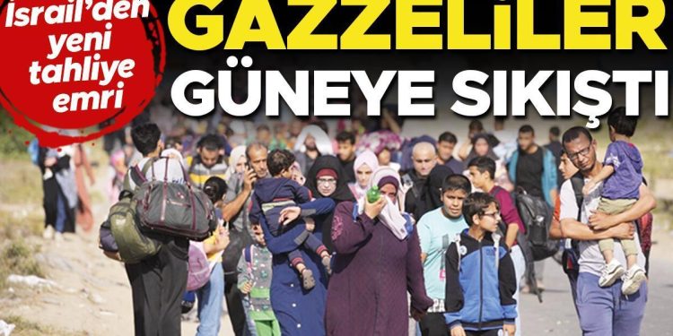 İsrail’den yeni tahliye buyruğu: Gazzeliler güneye sıkıştı