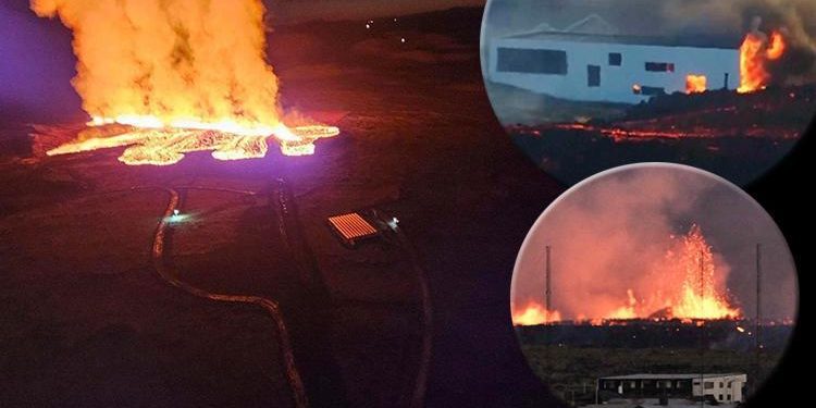 İzlanda cehennemi yaşıyor: Lavlar kasabaya ulaştı, meskenler alev aldı!