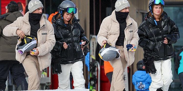 Karısından ayrılınca karalar bağlamıştı… Yeni aşkıyla kayak tatiline çıktı!