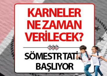 Karneler ne vakit verilecek ve 15 tatil ne vakit başlayacak? İşte, merak edilen o detaylar…
