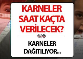 Karneler saat kaçta verilecek 2024? İlkokul, ortaokul ve liselerde karneler ne vakit dağıtılacak? Sabahçı ve öğlenciler için MEB 1. Devir karne saati