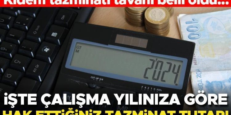 Kıdem tazminatı tavanı aşikâr oldu… İşte çalışma yılınıza nazaran hak ettiğiniz tazminat meblağı