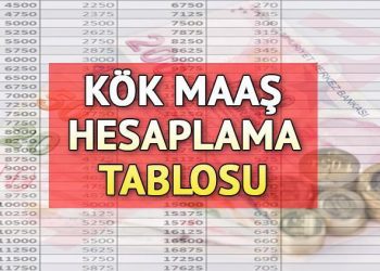 KÖK MAAŞ HESAPLAMA TABLOSU OCAK 2024: SGK Emekli kök maaş nasıl hesaplanır, e-Devlet ile nasıl öğrenilir?