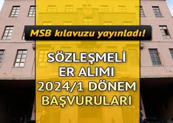 KONTRATLI ER ALIMI 2024: MSB 2024/1 Kara Kuvvetleri Komutanlığı kontratlı er müracaatları ne vakit, nasıl yapılır? İşte müracaat koşulları…