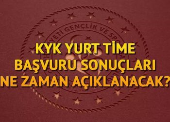KYK Yurt Time sonuçları açıklandı mı, ne vakit açıklanacak? 2024 Yurt Time Spor müracaat sonucu sorgulama ekranı…