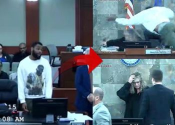 Mahkeme salonu bir anda karıştı: Ceza verilince yargıcın üzerine uçtu… Toplumsal medyanın konuştuğu manzara…