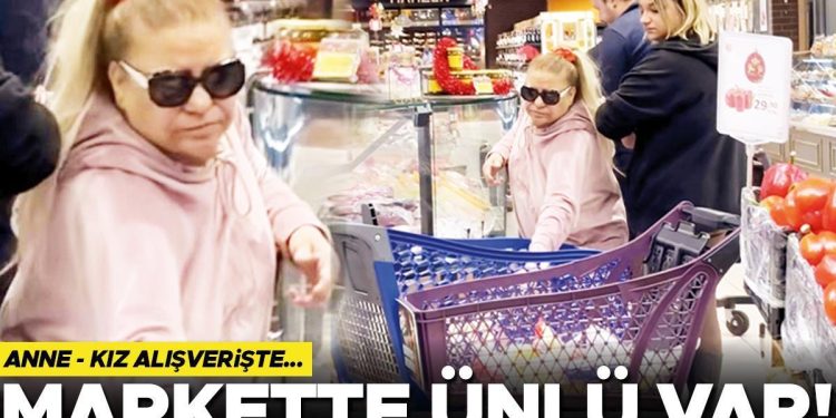 Markette ünlü var!