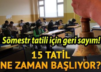 MEB ÇALIŞMA TAKVİMİ 2023-2024: Okullar ne vakit kapanıyor? Yarıyıl (15) tatil kaç gün sürecek, uzatılacak mı?