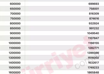 MEVDUAT FAİZİ KÜMÜLATİF TABLO HESAPLAMA: 1 milyon liraya 861 bin lira faiz… İşte kalem kalem örnek hesaplamalar