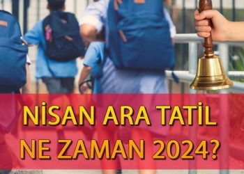 Nisan orta tatili ne vakit 2024, kaç gün sürecek? MEB takvimi 2. ara tatil tarihleri