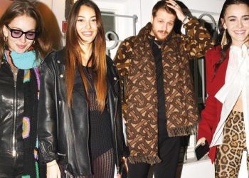 Nurgül Yeşilçay, Yasemin Allen, Dilan Çiçek Deniz…Ünlü oyuncular yeni yıl partisinde buluştu