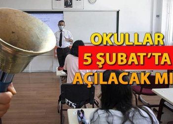 Okullar 5 Şubat’ta açılacak mı?  Okullarda tatil 1 aya uzatıldı argümanıyla ilgili açıklama geldi!