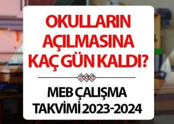 Okullar ne vakit açılacak, yarıyıl tatilinin bitmesine kaç gün kaldı? MEB 15 tatil ne vakit bitiyor? İşte 2023-2024 eğitim ve öğretim yılı çalışma takvimi!