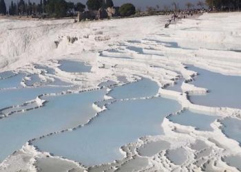 Pamukkale ziyaretçi rekoru kırdı