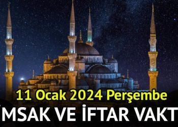 Regaip Kandili iftar ve sahur vakti 2024 || 11 Ocak Regaip Kandili orucu imsak vakti ve akşam ezanı saat kaçta?