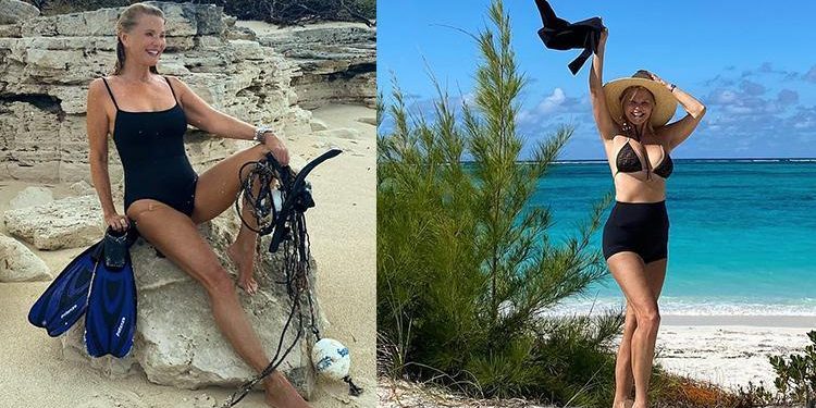 Ruhuyla vücudu tıpkı yaşta değil… ‘70’imde bile mayomla poz vereceğim’ demişti… Kelamını tuttu