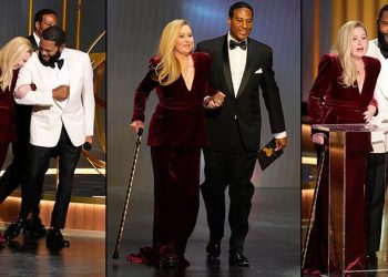 Sahneye bastonuyla çıktı… Hem kendi ağladı hem de salondakileri ağlattı