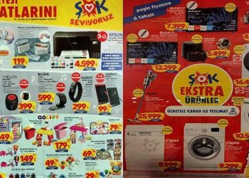 ŞOK 20 Ocak Aktüel Eserler Kataloğu yayınlandı!  Airfryer, V15 Elektrikli Dikey Süpürge, akıllı bileklik, televizyon ve beyaz eşya eserleri satışa çıkıyor!