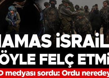Son dakika haberi: İsrail-Hamas savaşında son durum…ABD medyası yazdı: Hamas İsrail’i bu türlü felç etmiş!