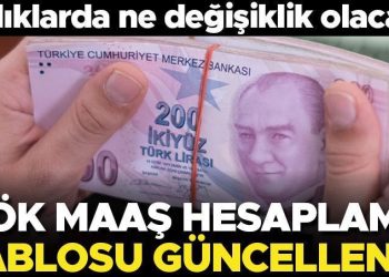 Son dakika… Kök maaş hesaplama tablosu tekrar değişti! SSK ve Bağkur kök maaşlar ne kadar oldu?