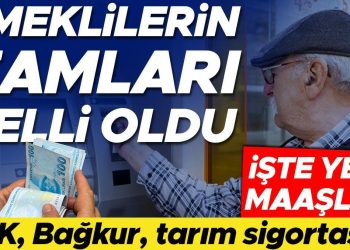 Son dakika… SSK, Bağkur ve tarım emeklileri dikkat! Maaşlar aşikâr oldu… İşte yeni meblağlar