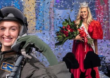 Tarihte bir ilk… Hava kuvvetleri subayı pilot hoşluk kraliçesi oldu!