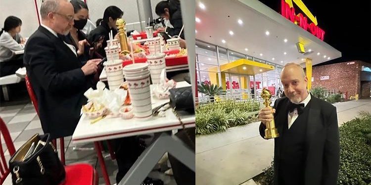 Toplumsal medya bu anları konuşuyor… Büyük mükafatı kaptı, kutlama için soluğu hamburgercide aldı!