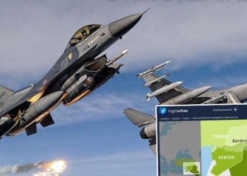 Türkiye’nin hava harekatı dünya manşet… Alman gazeteden skandal harita