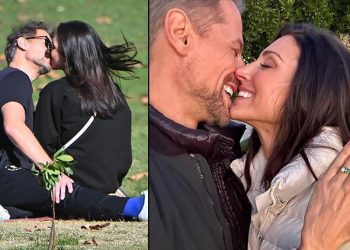 Ünlü aktör nişanlandığını duyurdu… Boşandığı karısı ise iki kızlarıyla geçim derdinde…