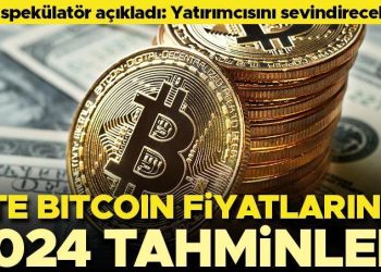 Ünlü spekülatör açıkladı: Yatırımcısını sevindirecek mi? İşte Bitcoin’de 2024 yılında beklenen fiyatlar