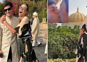 Uzak ülkede romantik kaçamak… Kayınvalideye inat aşk öpücüğü