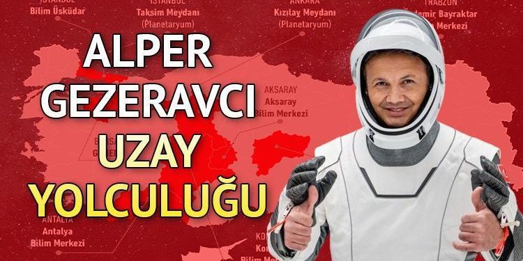 UZAY SEYAHATİ TAKİP NOKTALARI 17 OCAK: Türkiye’nin birinci beşerli uzay seyahati nereden izlenecek? Fırlatma merasimi saat kaçta?
