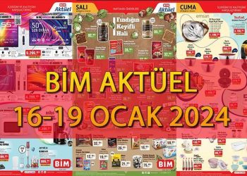 YENİ BİM aktüel 16-19 Ocak 2024 kataloğu || BİM’de gelecek hafta neler var? Filtre Kahve Makinesi, Torbasız Elektrikli Süpürge, Bluetooth Hoparlör BİM’de…