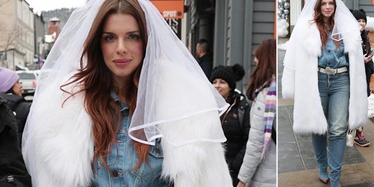 Yeniden bulmuş giyecek farklı bir kıyafet: Damat yok ancak duvağı başında