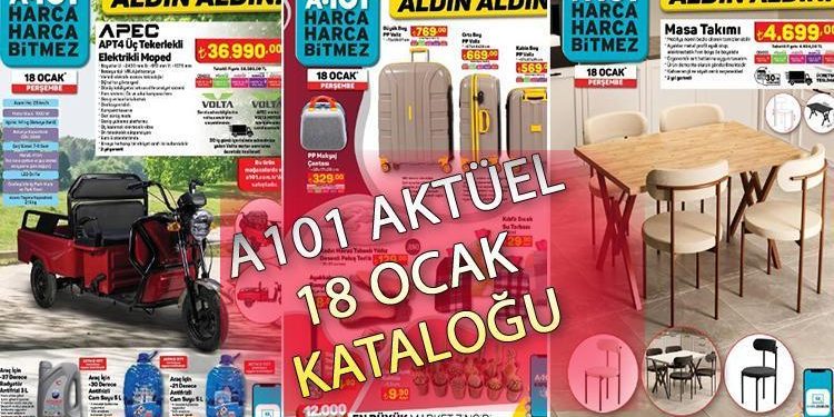 YENİLENDİ! A101 aktüel 18 Ocak 2024 📌🛒 || A101’de bu hafta neler var? Üç Tekerlekli Elektrikli Moped, Ultrasonik Hava Nemlendirici A101’de…
