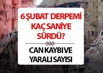 6 Şubat sarsıntısı saat kaçta oldu, kaç saniye sürdü, hangi gün oldu? 6 Şubat Kahramanmaraş sarsıntısı kaç şiddetinde oldu, kaç kişi vefat etti, kaç kişi yaralandı? İşte yaralı ve can kaybı sayısı…